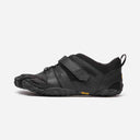 Side view of Vibram Fivefingers V-Train 2.0 toe shoe in Black