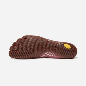 Sole of women's Vibram Vi-B ECO shoes in burgundy