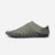 Side view of men's Vibram Furoshiki EcoFree wrap shoe in green