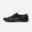 Side view of men's black Vibram Spidrwalk toe shoe