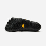 Sole of men's black Vibram Spidrwalk toe shoe