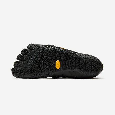Sole of men's black Vibram Spidrwalk toe shoe
