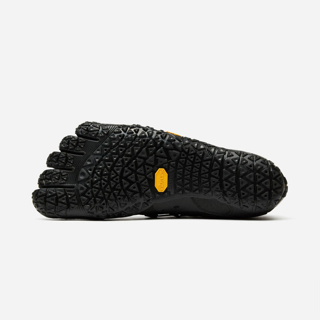Sole of men's black Vibram Spidrwalk toe shoe