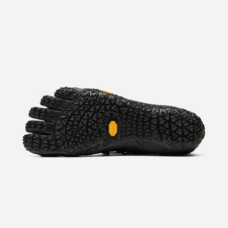 Sole of women's pink Vibram Spidrwalk toe shoe