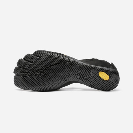 Sole of women's black Vibram V-Soul toe shoe