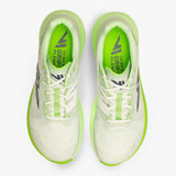 Top view white/lime VJ Shoes FZN Aerofly road-to-trail running shoes