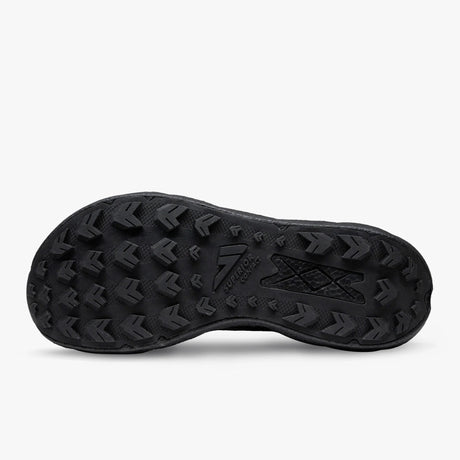 Sole of VJ Shoes Flow trail running shoe in black