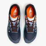 Top view of VJ Shoes Ultra 3 trail running shoes in navy colour