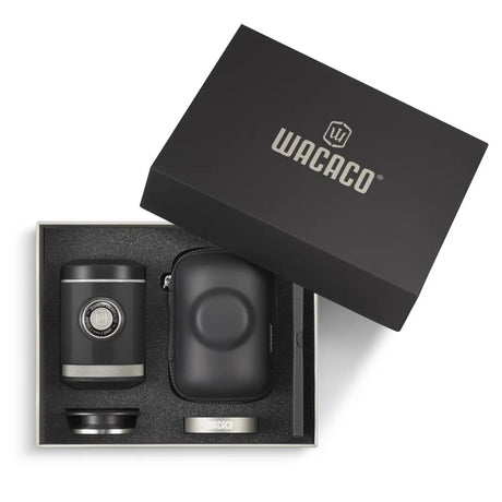 wacaco picopresso in box with its accessories