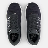 Top view of women's New Balance Fresh Foam X running shoes in phantom black