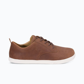 Side view of men's brown Xero Shoes Glenn shoe