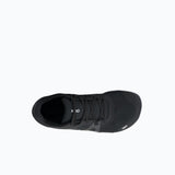 Top view of men's black Xero Shoes 360 Rally court shoe
