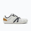 Side view of women's white Xero Shoes 360 Rally court shoe