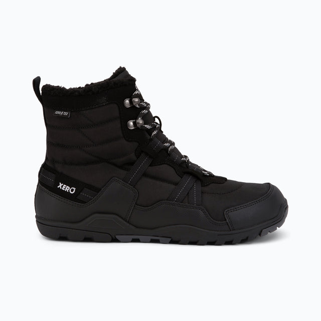 Side view of men's black Xero Shoes Alpine boot