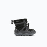 Side view of kids' black Xero Shoes Alpine boot
