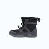 Inner side view of youth's black Xero Shoes Alpine boot