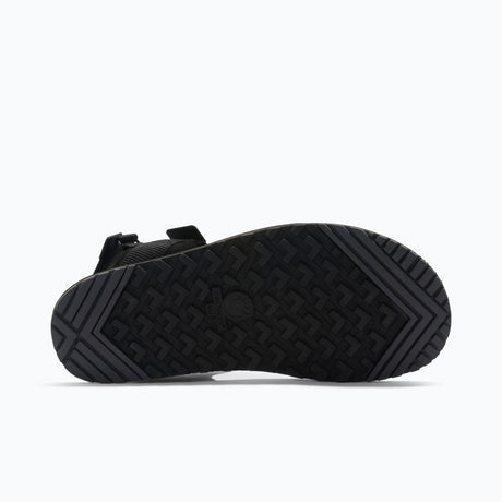Sole of men's black Xero Shoes D-Trail minimalist sandal