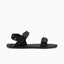 Side view of women's black Xero Shoes D-Trail minimalist sandal