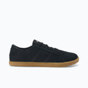 Side view of men's black/gum Xero Shoes Dillon canvas shoe