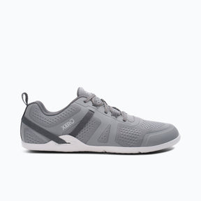 Side view of men's grey Xero Shoes Prio Neo sneaker