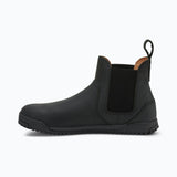 Inner side view of men's black Xero Shoes Ridgeway Chelsea boot