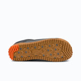 Sole of men's faded black Xero Shoes Ridgeway hiking shoe