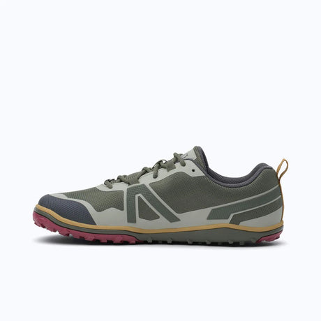 Inner side view of men's green Xero Shoes Scrambler Low shoe