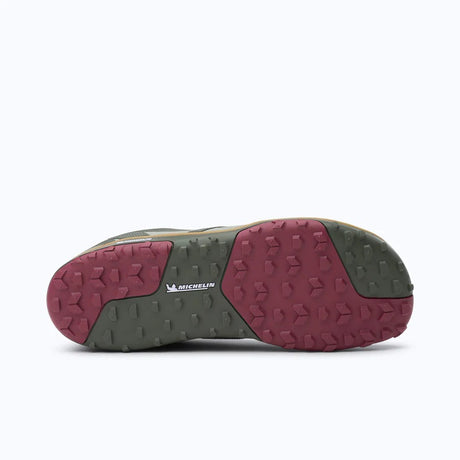 Sole of men's green Xero Shoes Scrambler Low shoe