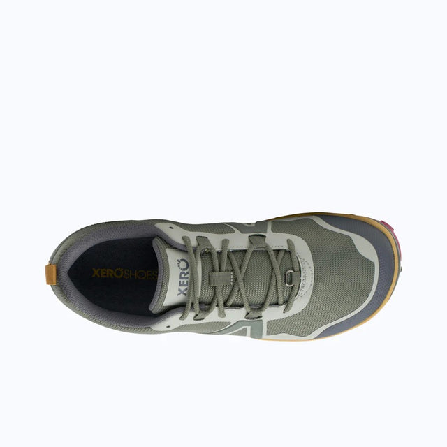 Top view of men's green Xero Shoes Scrambler Low shoe