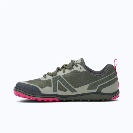 Inner side view of women's green Xero Shoes Scrambler shoe