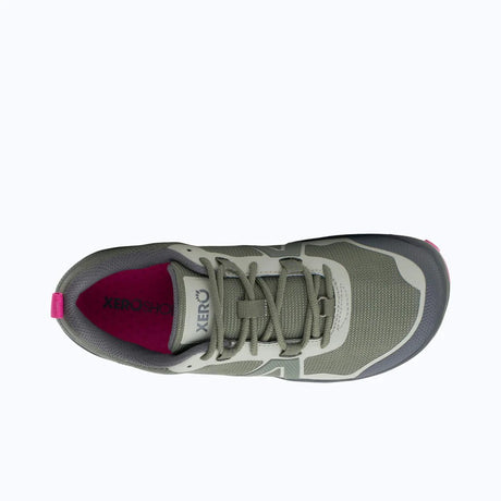 Top view of women's green Xero Shoes Scrambler shoe