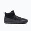 Side view of men's black Xero Shoes Scrambler Trail Mid WP hiking boot