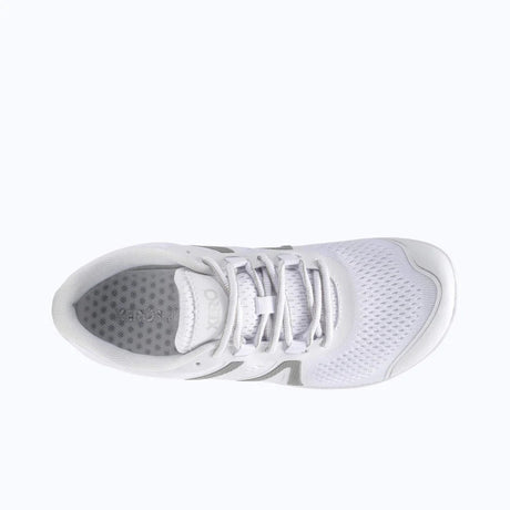 Top view of women's white Xero Shoes HFS II shoe