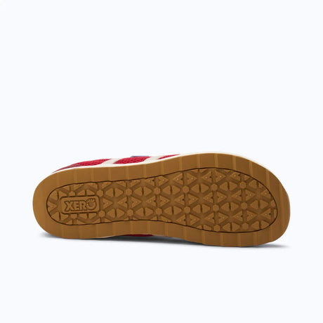 Sole of women's red Xero Shoes Wynn sneaker