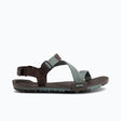 Side view of men's brown/green Xero Shoes Z-Trail EV minimalist sandal