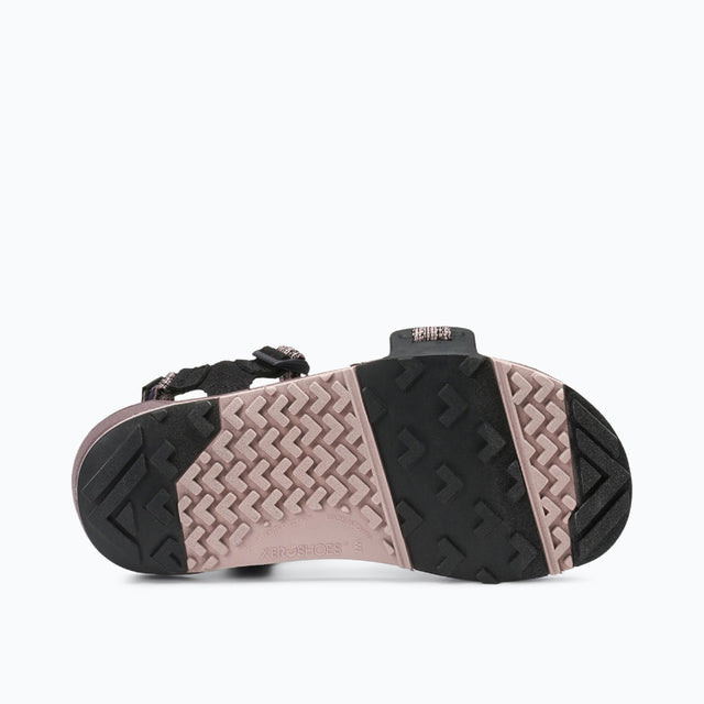 Sole of women's rose Xero Shoes Z-Trail EV minimalist sandal
