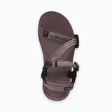 Top view of women's rose Xero Shoes Z-Trail EV minimalist sandal