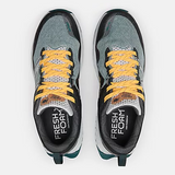 Top view of men's New Balance Hierro v7 running shoes in concrete colour