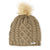 Fawn coloured XS Pom Pom Hat