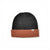 XS weekender beanie in charcoal/pecan colour