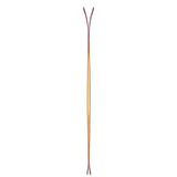 Side view of a pair of purple ZAG UBAC 102 touring skis