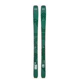Top view of a pair of green ZAG UBAC skis