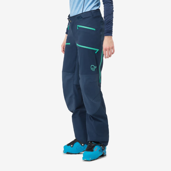 Norrona Lyngen Flex 1 Pants Women's spry Running, Hiking, Skiing