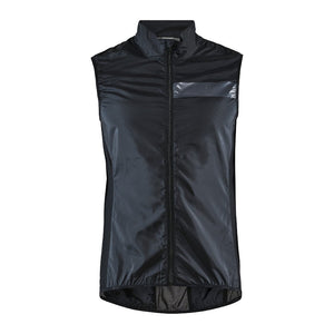 Men's Craft Essence light wind vest in black