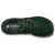 Top view of men's Topo Athletic Terraventure 4 running shoe in green/orange
