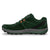 Inner side view of men's Topo Athletic Terraventure 4 running shoe in green/orange