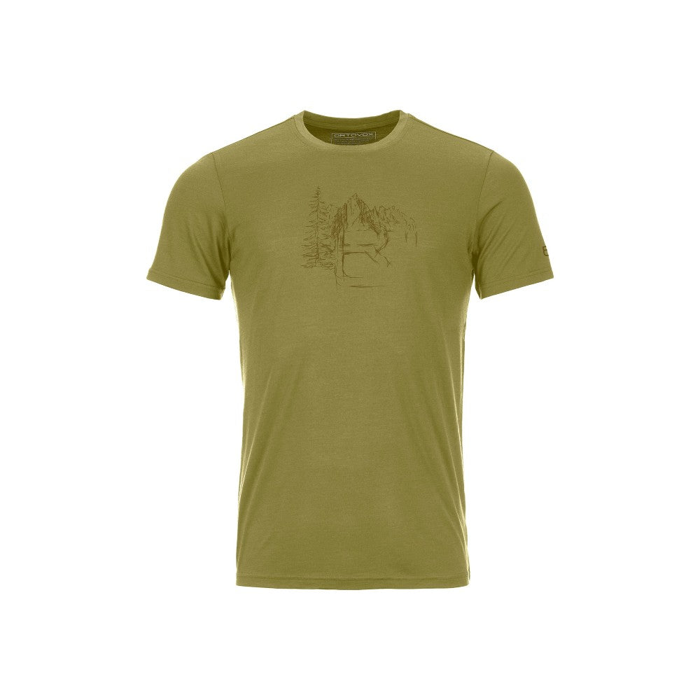 Ortovox 150 Cool Logo Sketch T-Shirt - Men's