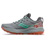Inside view of saucony xodus ultra 2 shoe in fossil/soot colour