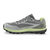 Inner side view of women's topo athletic mt-4 trail running shoe in heather/mint