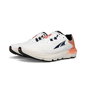 Pair of women's Altra Provision 7 road running shoes in white